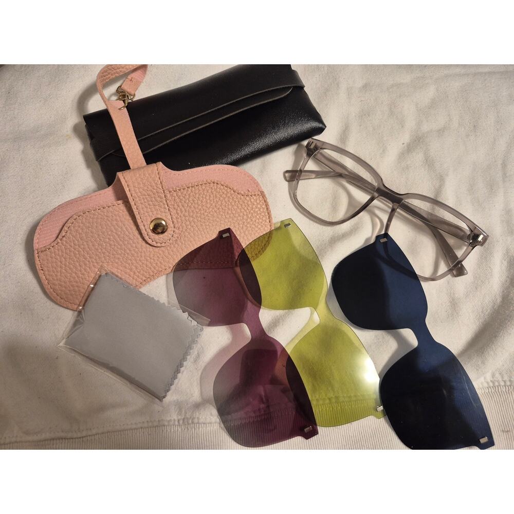 Magnetic Clip on Sunglasses for Men & Women Polarized UV Protection